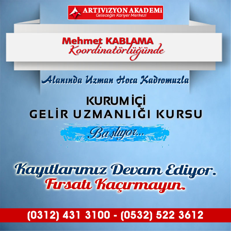 Gelir uzman yardımcılğı kursu Ankara, Guy Kursu, Guy Kursu Ankara