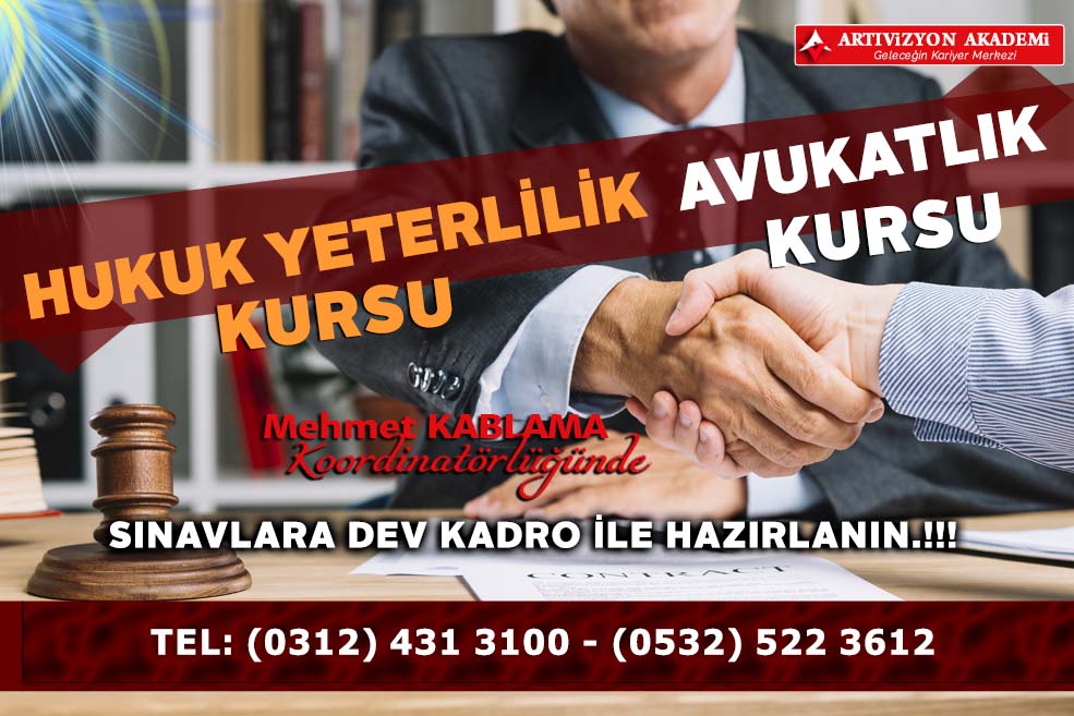 Hukuk Yeterlilik Kursu, Avukatlık Kursu Ankara